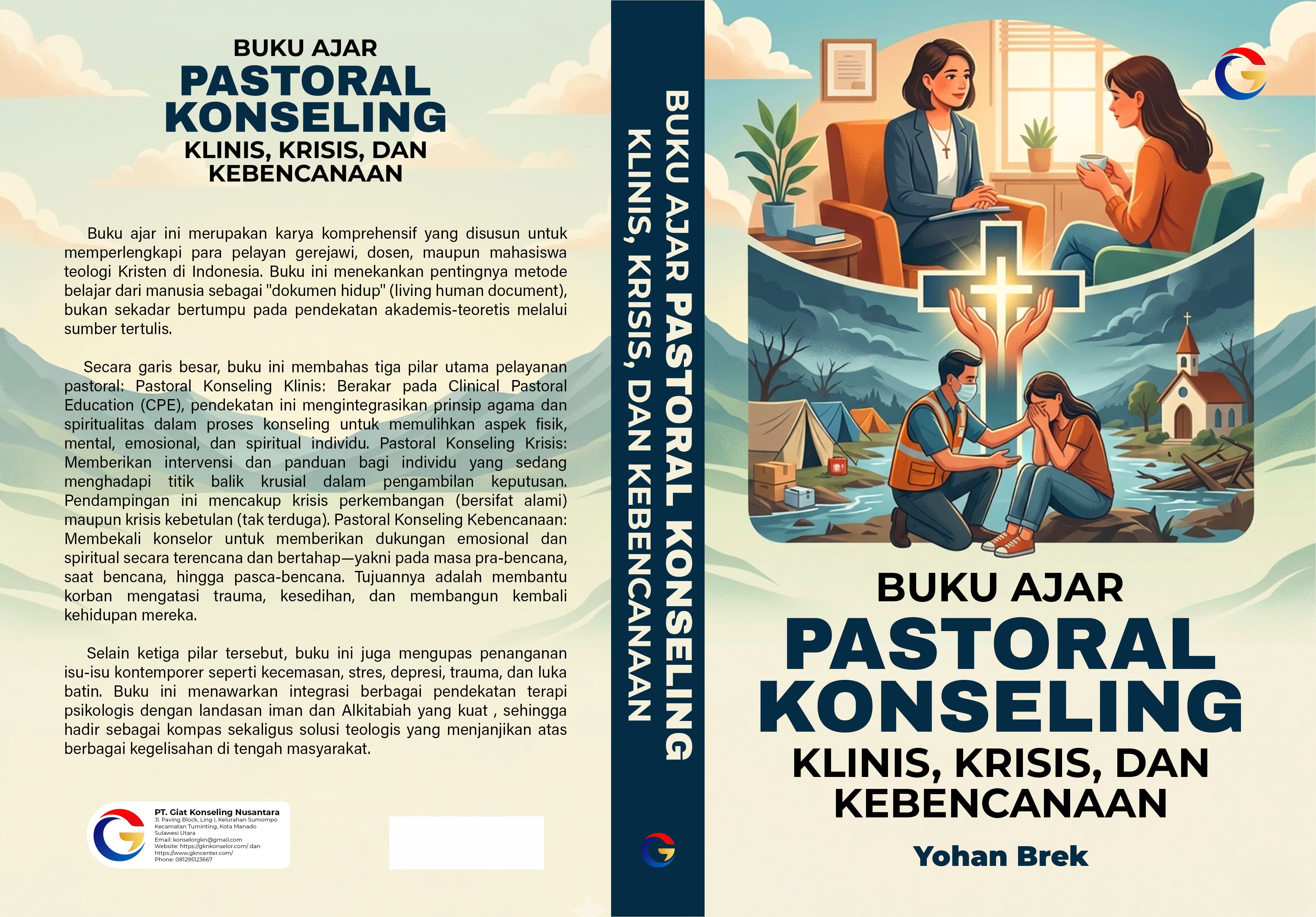 Cover Buku Ajar Pastoral Konseling Klinis, Krisis, Dan Kebencanaan